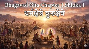भगवद् गीता 1.1: अध्याय 1, श्लोक 1 